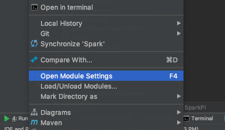 Project Module Settings